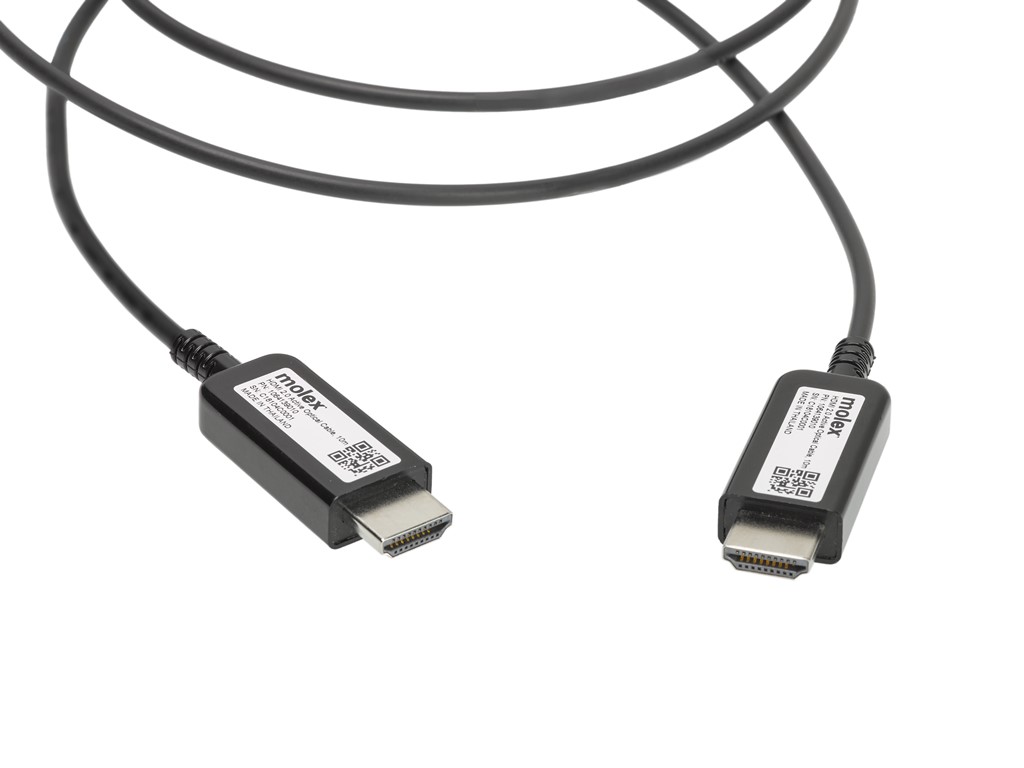 高解像度ディスプレイ用途向けアクティブ光ケーブルアセンブリを発表_HDMI