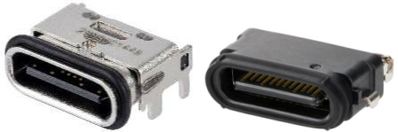 USB Type-Cコネクターに防水タイプのリセプタクル製品2種を追加