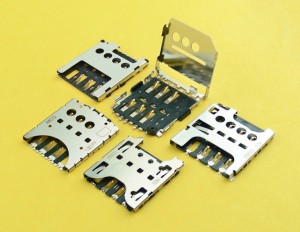 プッシュプル・タイプおよびヒンジ・タイプ「micro-SIMカードソケット」