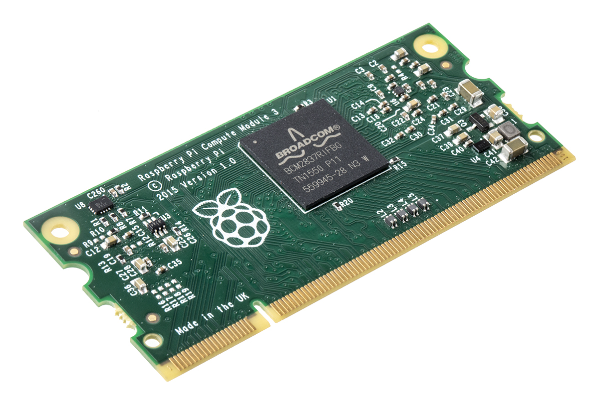 組込み設計用「Raspberry Pi Compute Module 3」発売開始