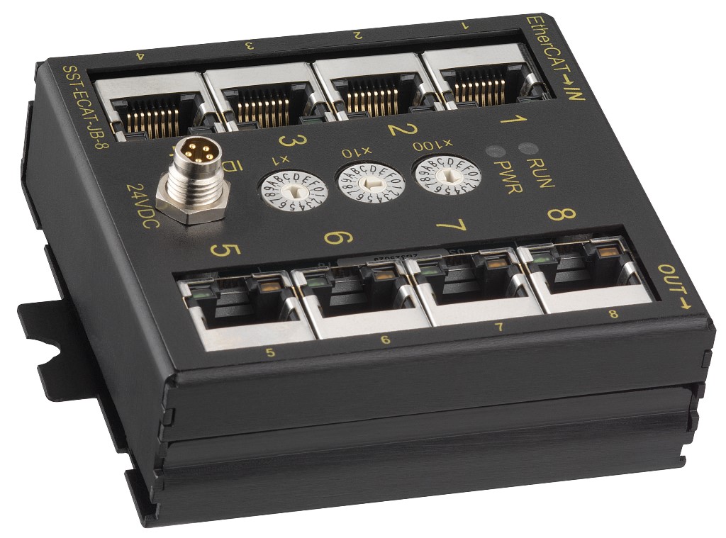 多様なネットワークを構成できるEtherCATジャンクションボックスを発表