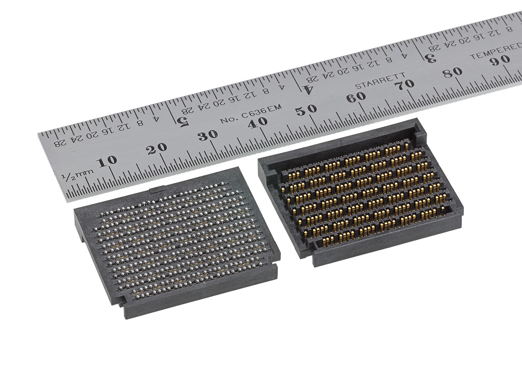 最大56Gbpsの高速差動信号に対応するMirrorメザニンコネクターを発表