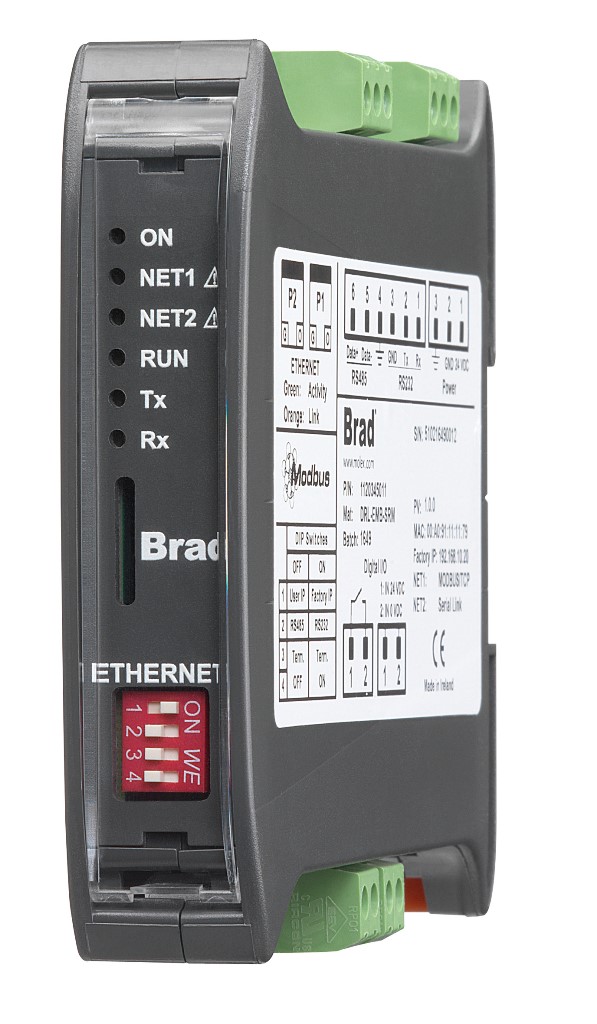 EtherNetIP-Modbusシリアルゲートウェイを発表