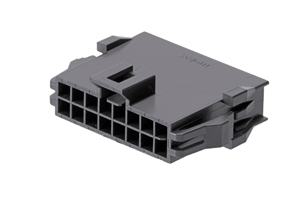 Nano-Fitパワーコネクターに電線対電線用プラグハウジングを追加_2列16極（201444シリーズ）