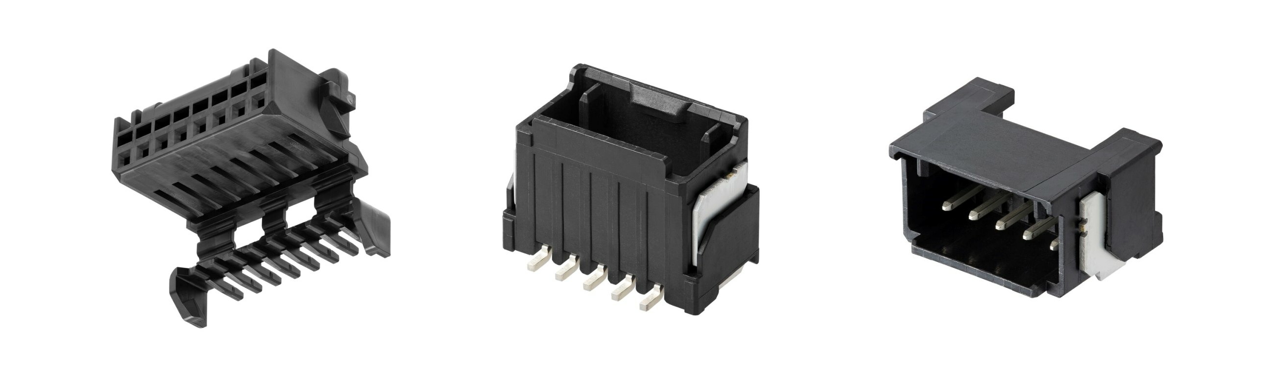 一体型のハーネスロック機構を備えたMicro-One電線対基板用コネクターを発表