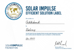 ソルベイ_水溶性ポリマーのAddibondがソーラー・インパルスのEfficient Solution Labelを取得
