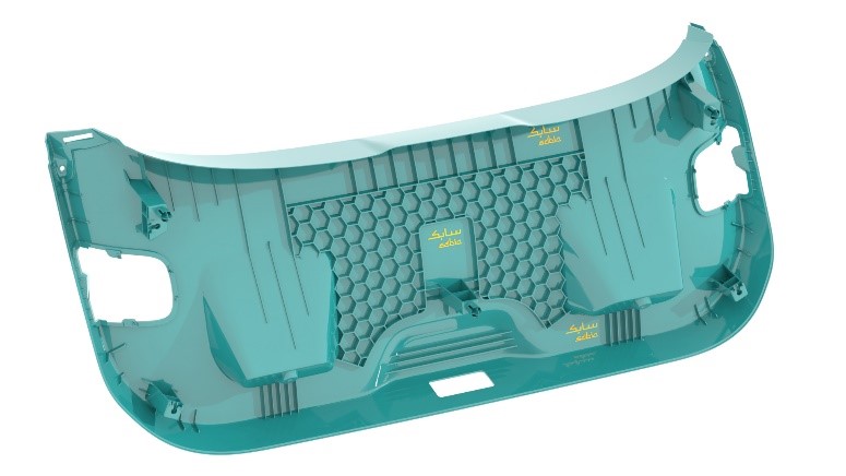 SABIC_自動車内装用途に適した発泡成形用PPコンパウンドを開発_部品背面